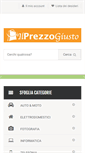 Mobile Screenshot of ilprezzogiusto.it